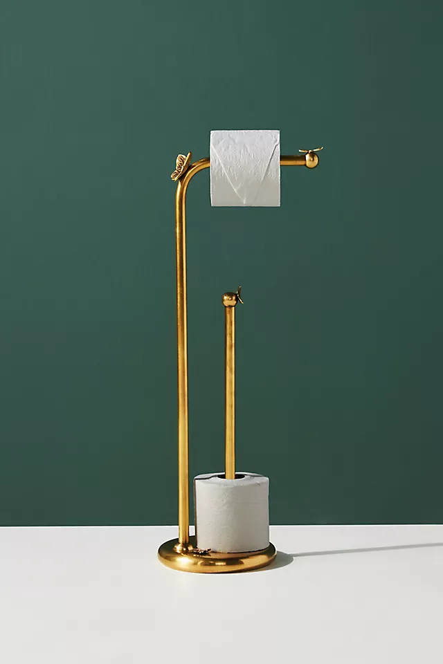 Melody Standing Toilet Paper Holder | Anthropologie (US)