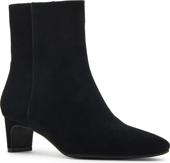 Shanti Waterproof Leather Kitten Heel Boot (Women) | Nordstrom Rack