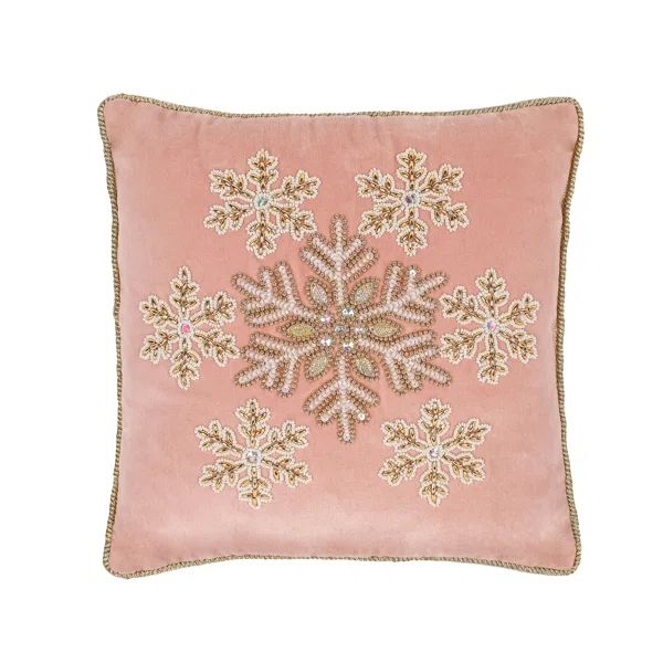 Sequined Cotton Throw Pillow | Wayfair North America