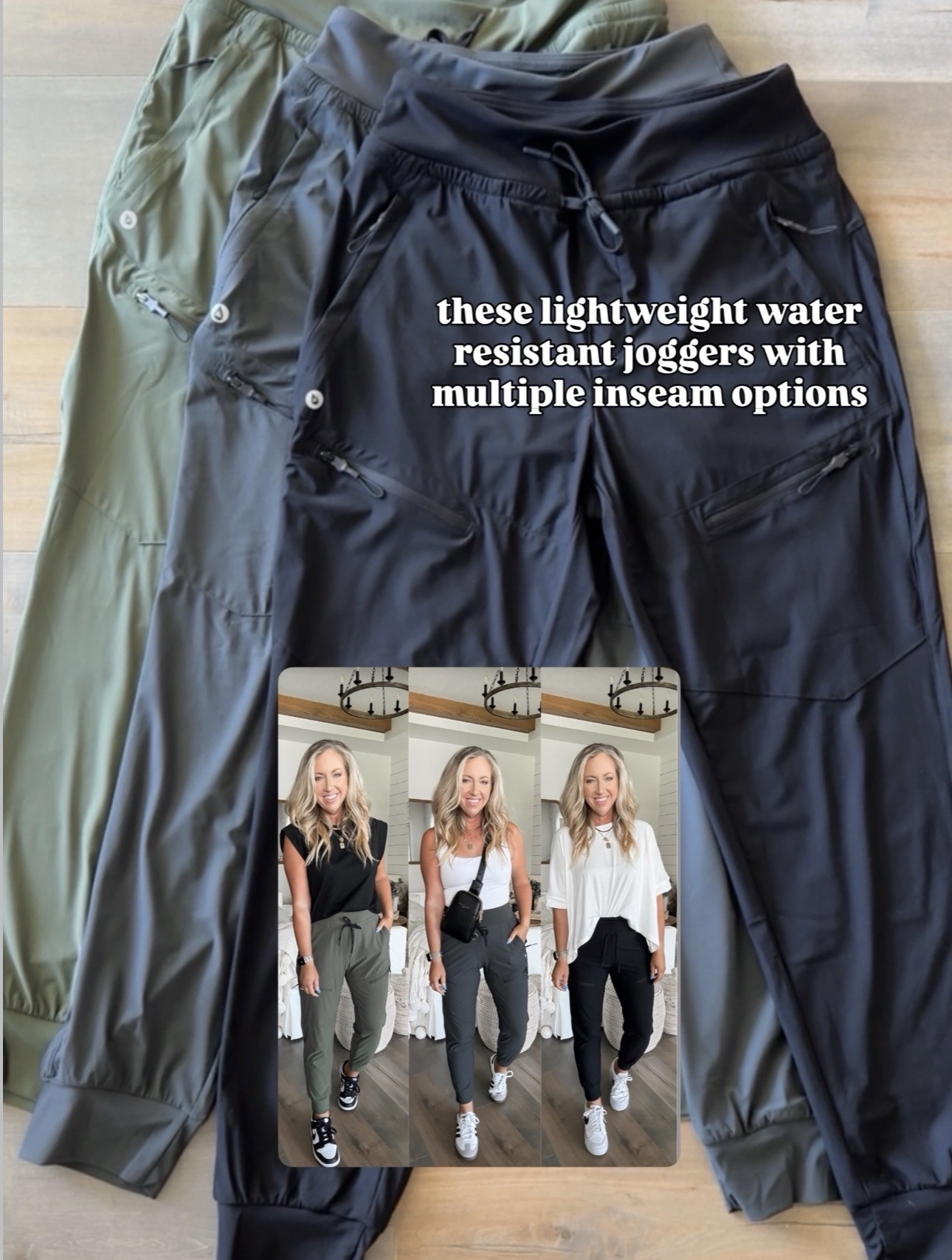 Amazon favorite find! Lightweight water-resistant joggers with multiple inseam options. Perfect for a comfy look!


Comfortable style, everyday wear, affordable clothing finds, Amazon basics, joggers, pants, athleisure, outdoor style, travel fit, neutral colors, casual outfit inspo, Amazon fashion. 

 #LTKootd