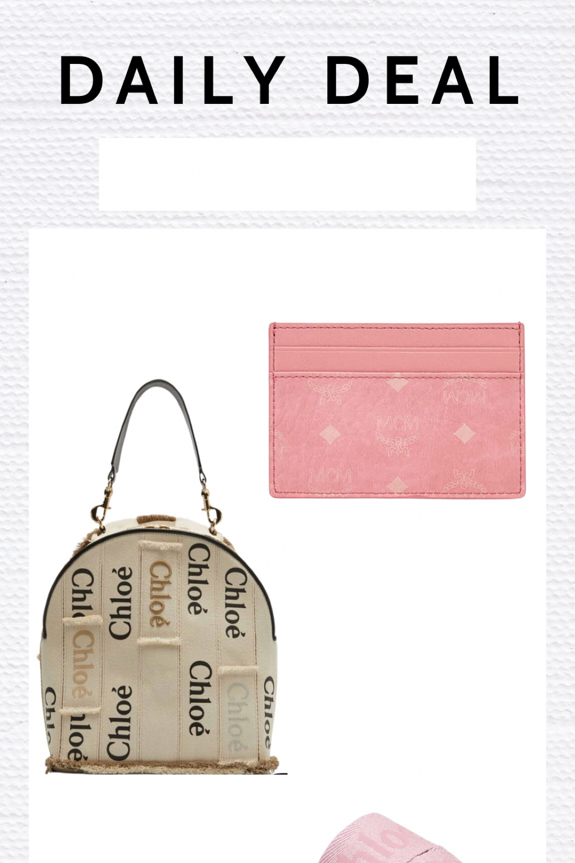 MCM, Chloe on sale 

#LTKshoecrush #LTKitbag #LTKsalealert