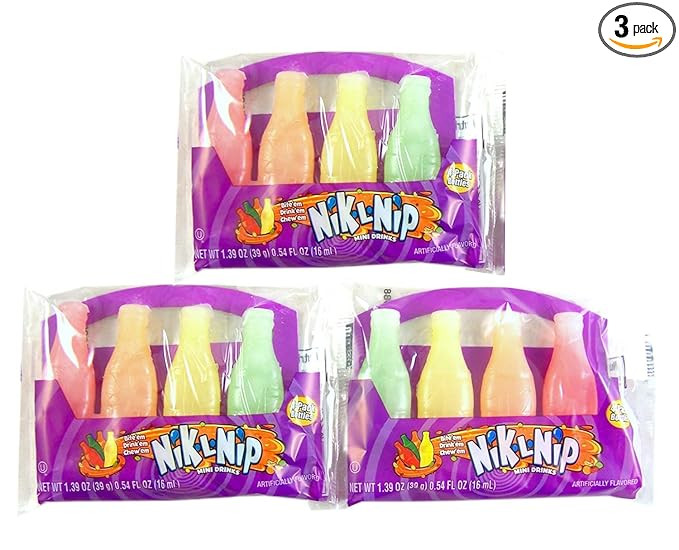 Nik-L-Nip Mini Drinks Candy, 1.39 Ounce, Pack of 3 | Amazon (US)
