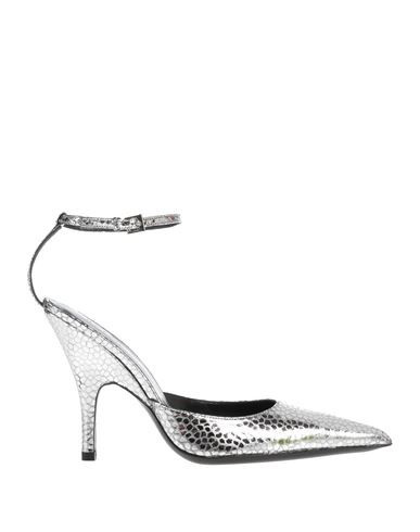 By Far Woman Pumps Silver Size 10 Soft Leather | YOOX (US)