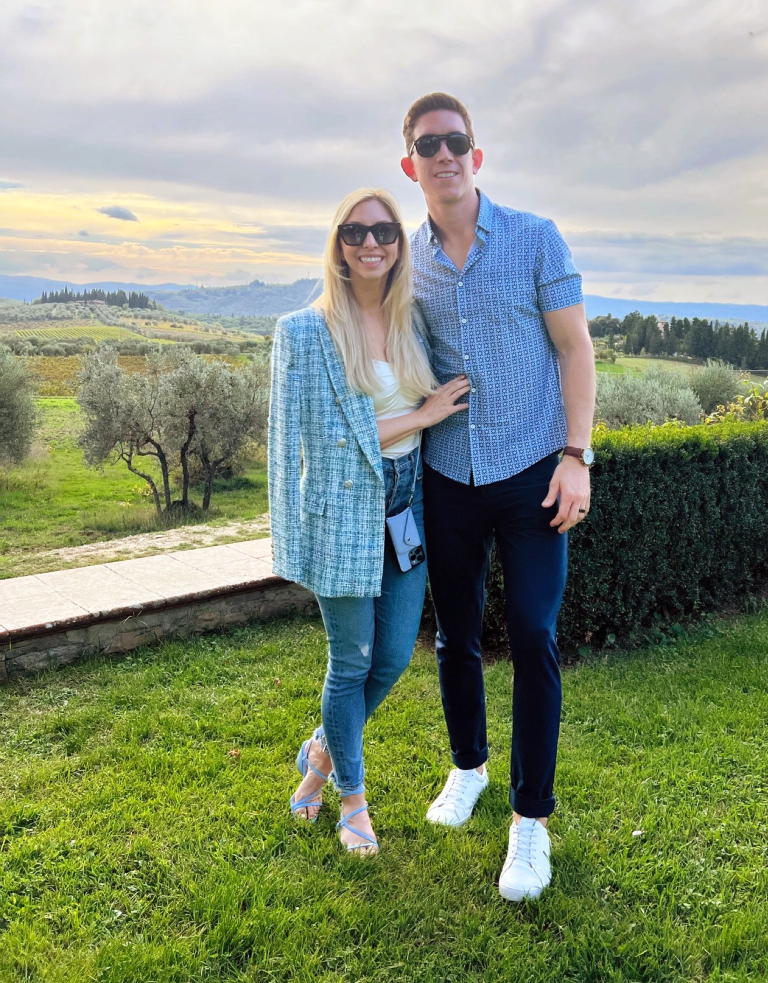 Linking the outfits from our winery tour day in Tuscany — These sandals are unbelievably comfortable (walked 8 miles this day with zero soreness or blisters!), and the run narrow so be sure to order a wide unless you have a super narrow foot!.. Tyler’s exact outfit linked: Shirt is from Mizzen & Main (he is 6’4 190, wearing size medium slim), Public Rec pants, and Cole Haan sneakers

#LTKtravel #LTKshoecrush #LTKmens