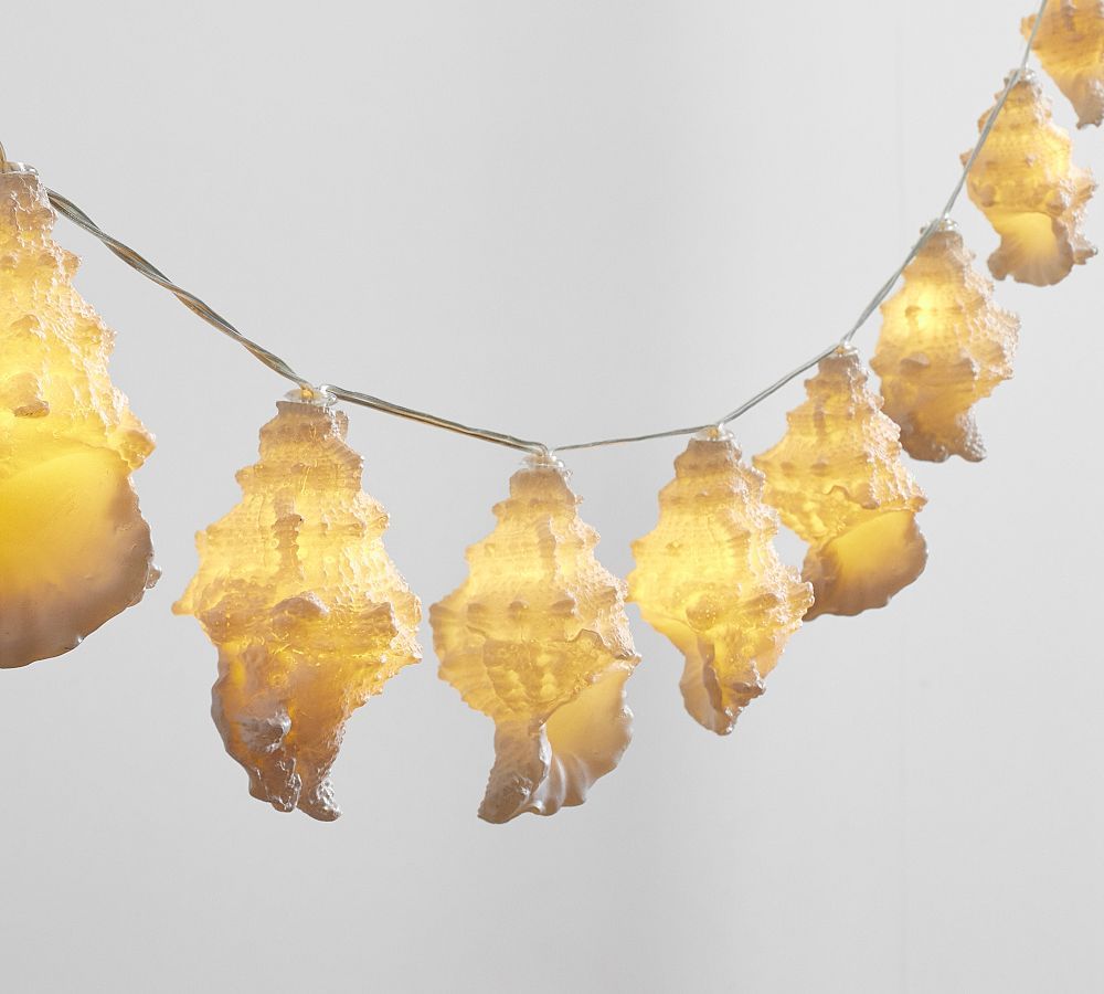 Lit Shell Garland | Pottery Barn (US)