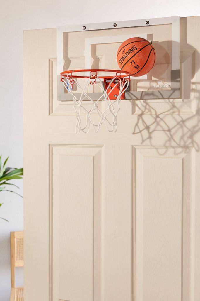 Spalding Over-The-Door Slam Dunk Mini Basketball Hoop | Urban Outfitters (US and RoW)