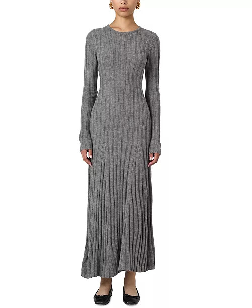 French Connection Women's Babysoft Fit & Flare Sweater Dress - Macy's | Macy's
