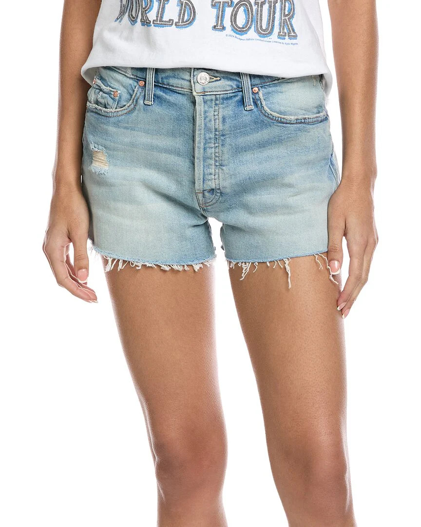 MOTHER Denim The Tomcat Kick Fray True Confessions Short | Shop Simon