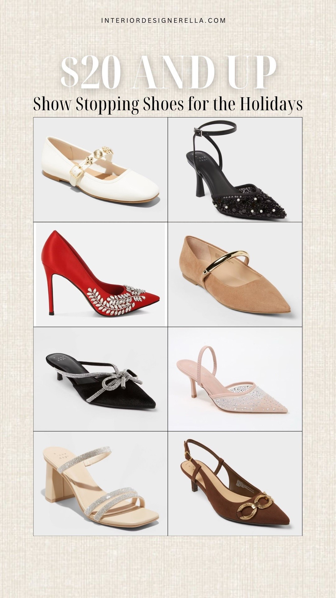 Shop stunning shoes for the holidays from Target! Scroll to shop! Follow for more! Xo!

#LTKHoliday #LTKStyleTip #LTKShoeCrush