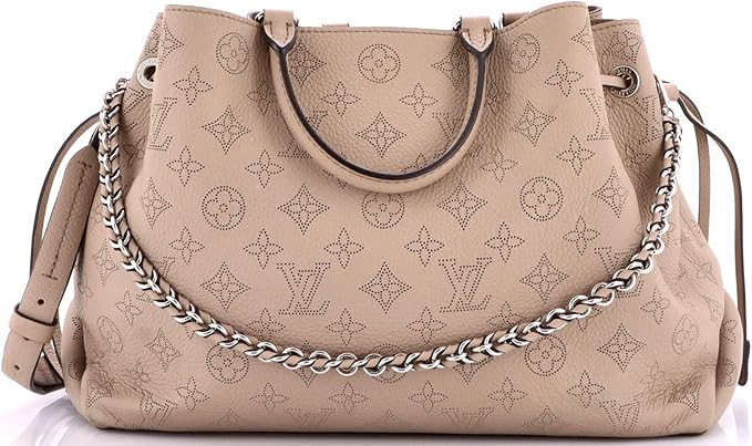 Amazon.com: Louis Vuitton, Pre-Loved Bella Tote Mahina Leather, Neutral : Amazon Luxury | Amazon (US)