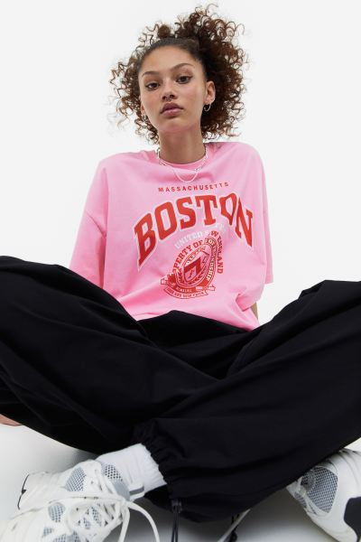 Oversized Printed T-shirt | H&M (US + CA)