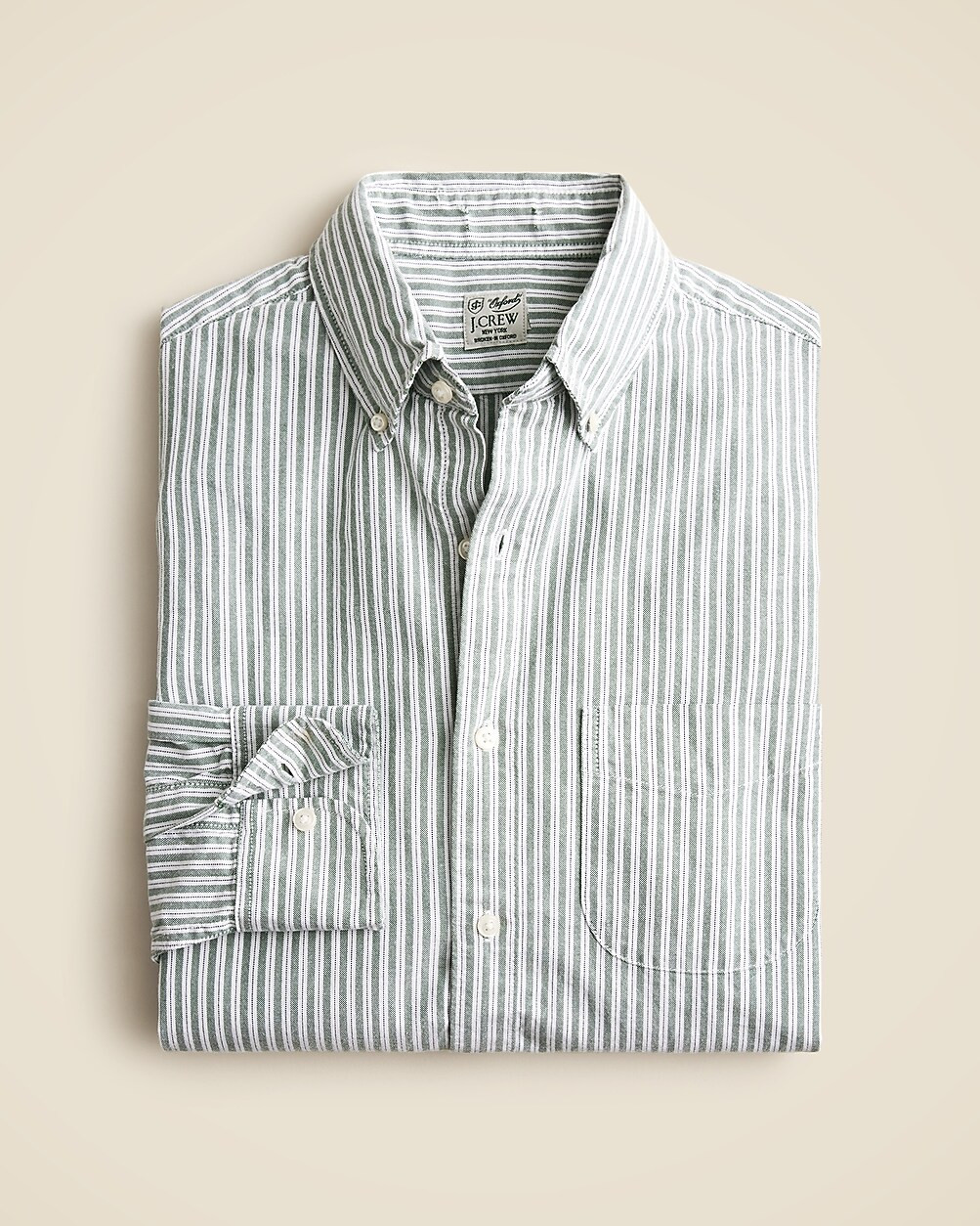 Broken-in organic cotton oxford shirt | J. Crew US