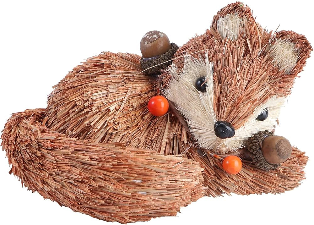 BESPORTBLE Straw Animal Ornament Woven Easter Fox Figurine Sisal Fox Statue for Easter Home Table... | Amazon (US)