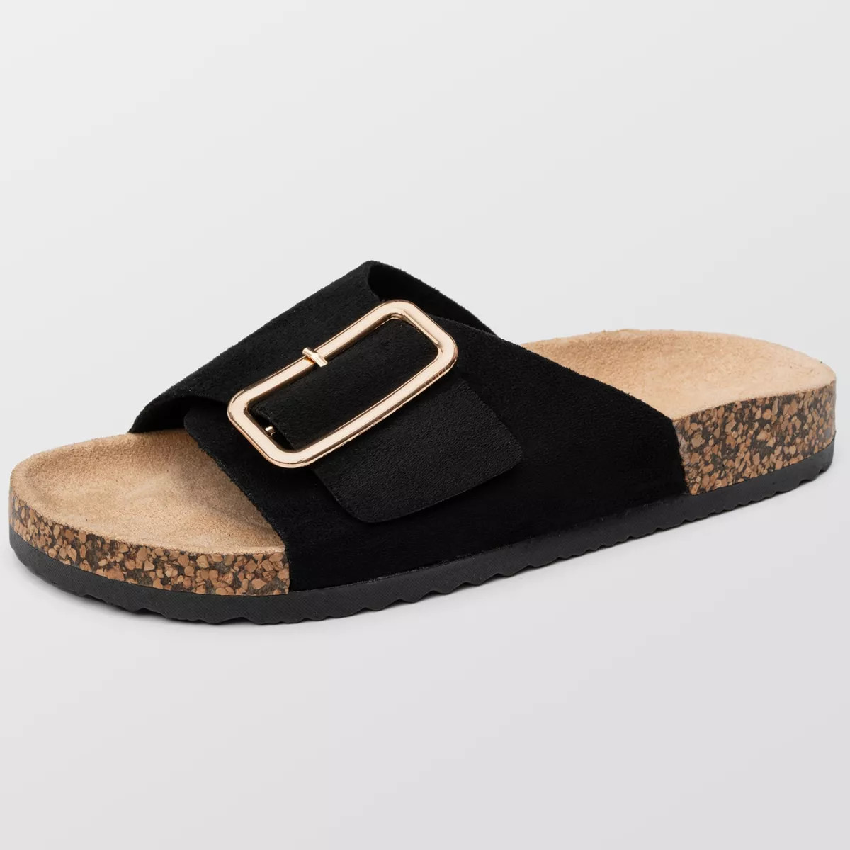 Alpine Swiss Heidi Womens Slide Sandals Cork Footbed Casual Slides Flat Sandals For Women Adjusta... | Target