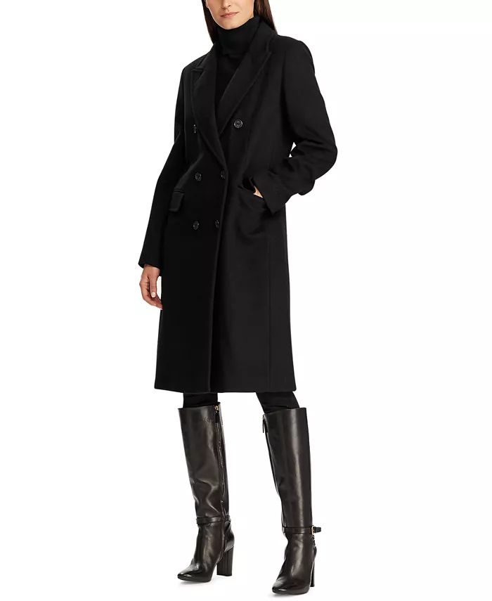 Lauren Ralph Lauren Women's Double-Breasted Walker Coat & Reviews - Coats & Jackets - Women - Mac... | Macys (US)