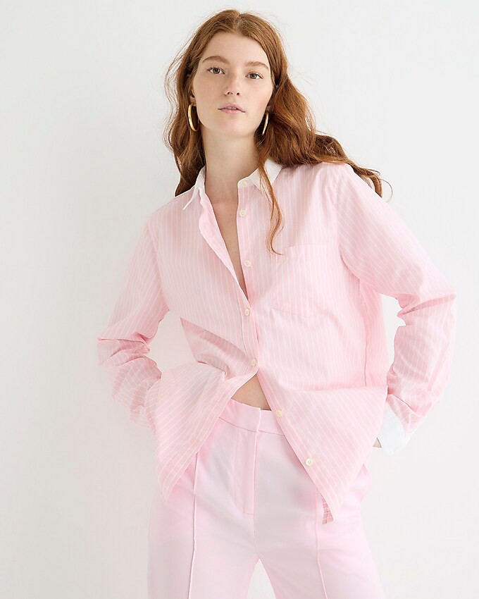 Limited-edition Marie Marot X J.Crew shirt in Thomas Mason® cotton poplin | J. Crew US