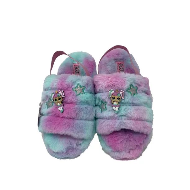 L.O.L. Surprise! Holiday Gift Box - Fluffy Spa Slippers with Fun Surprises(Toddler & Little Girls... | Walmart (US)