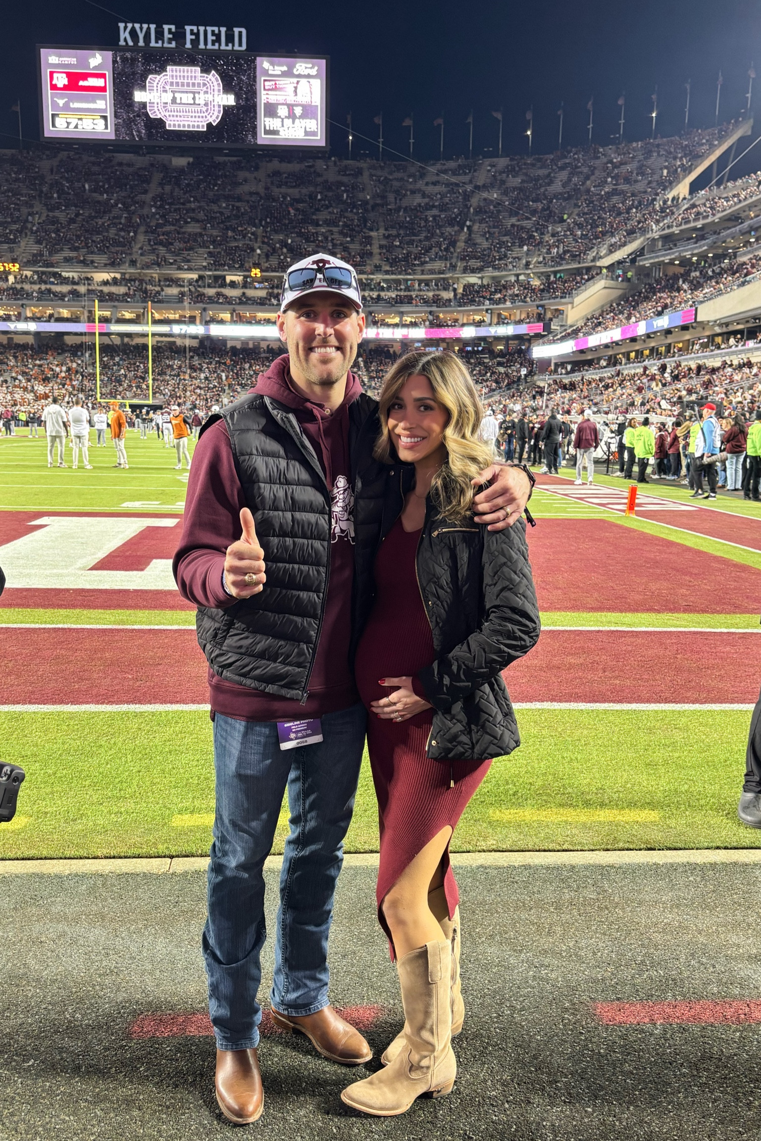 Yesterdays game day outfit 👍🏻🫶🏼
Everything is in MAJOR SALE!

Bump friendly | maternity | fall dresses | football season 

#LTKCyberWeek #LTKStyleTip #LTKBump