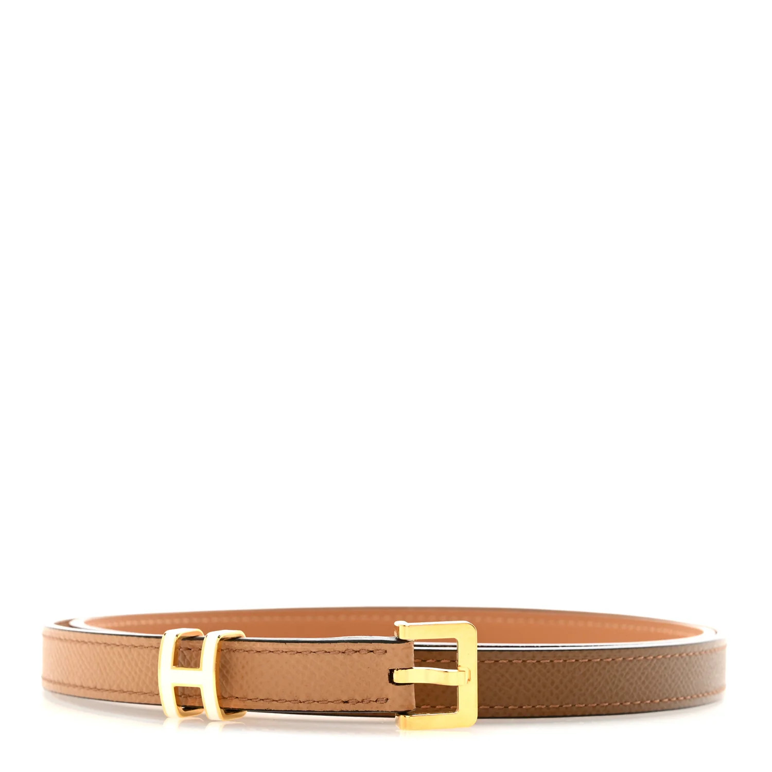 Hermes Epsom 15mm Pop H Belt 85 34 Craie Biscuit Alezan 1826325 | FASHIONPHILE (US)