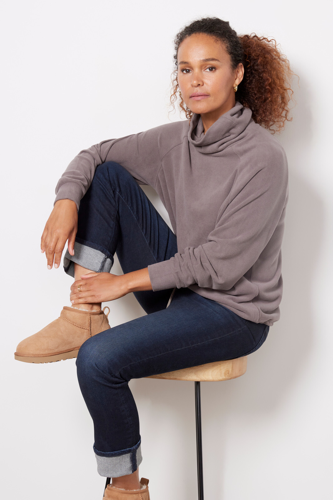 Portland High Neck Midlayer | Evereve