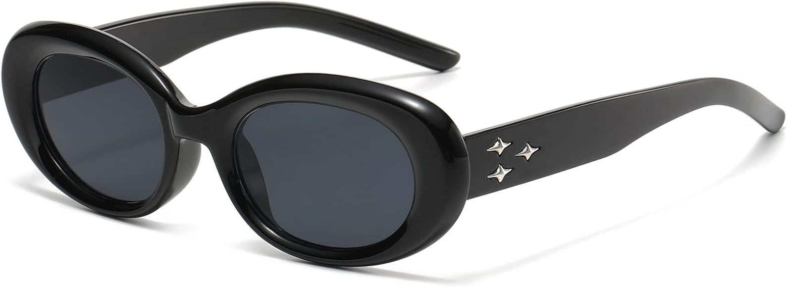 YAMEIZE Stilvolle Kleine Ovale Rahmen Runde - Sonnenbrille für Damen Herren Retro Runde Brillen ... | Amazon (DE)