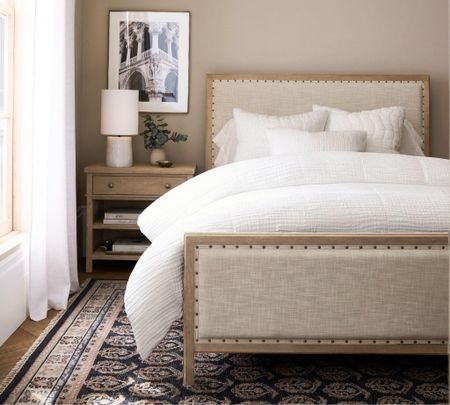 Toulouse Upholstered Bed
Inspired by the effortless elegance of vintage furniture found in a Parisian apartment, Toulouse features molded trim detailing and has that chic, French appeal.
Grab Yours Here: https://bit.ly/3HJXcCw

#bedroomdesign #bedroomdecor #bedroom #bedroomstyling #frenchcountry #modernfarmhouse #farmhousestyle

#LTKstyletip #LTKhome #LTKMostLoved