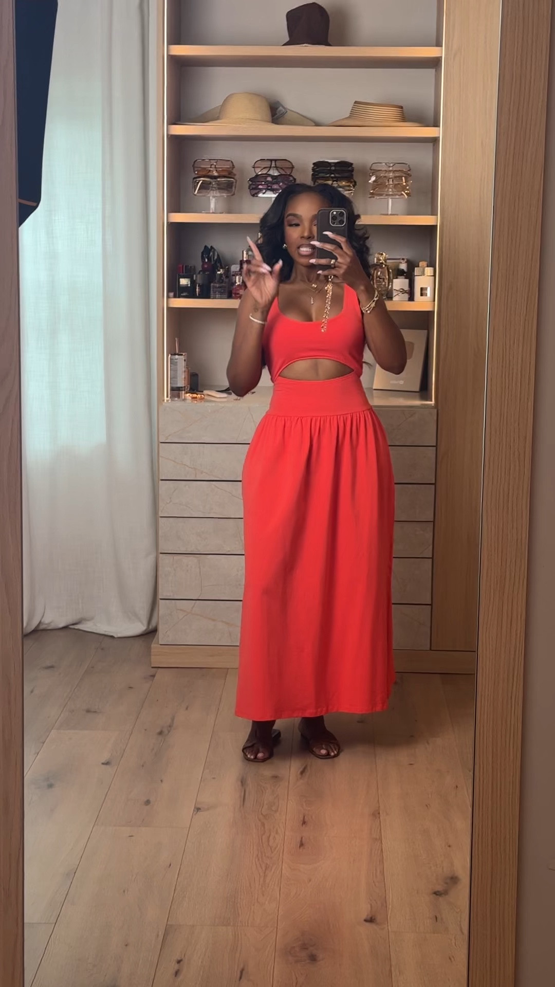 This color is EVERYTHING for summer ❤️

The cutout detail and flowy silhouette make this dress feel bold, feminine, and effortless all at once. One of those easy statement pieces that does all the work for you with minimal styling needed.

Perfect for vacation dinners, beach resorts, summer date nights, rooftop drinks, brunch, and tropical getaways.

Red summer dress, vacation maxi dress, tropical vacation outfit, resort wear style, cutout dress outfit, feminine summer fashion, beach dinner outfit, colorful vacation looks, flowy maxi dress, chic summer style, resort dinner outfit inspiration, elevated vacation wear

Follow me on Instagram and YouTube @kirasfashionfinds