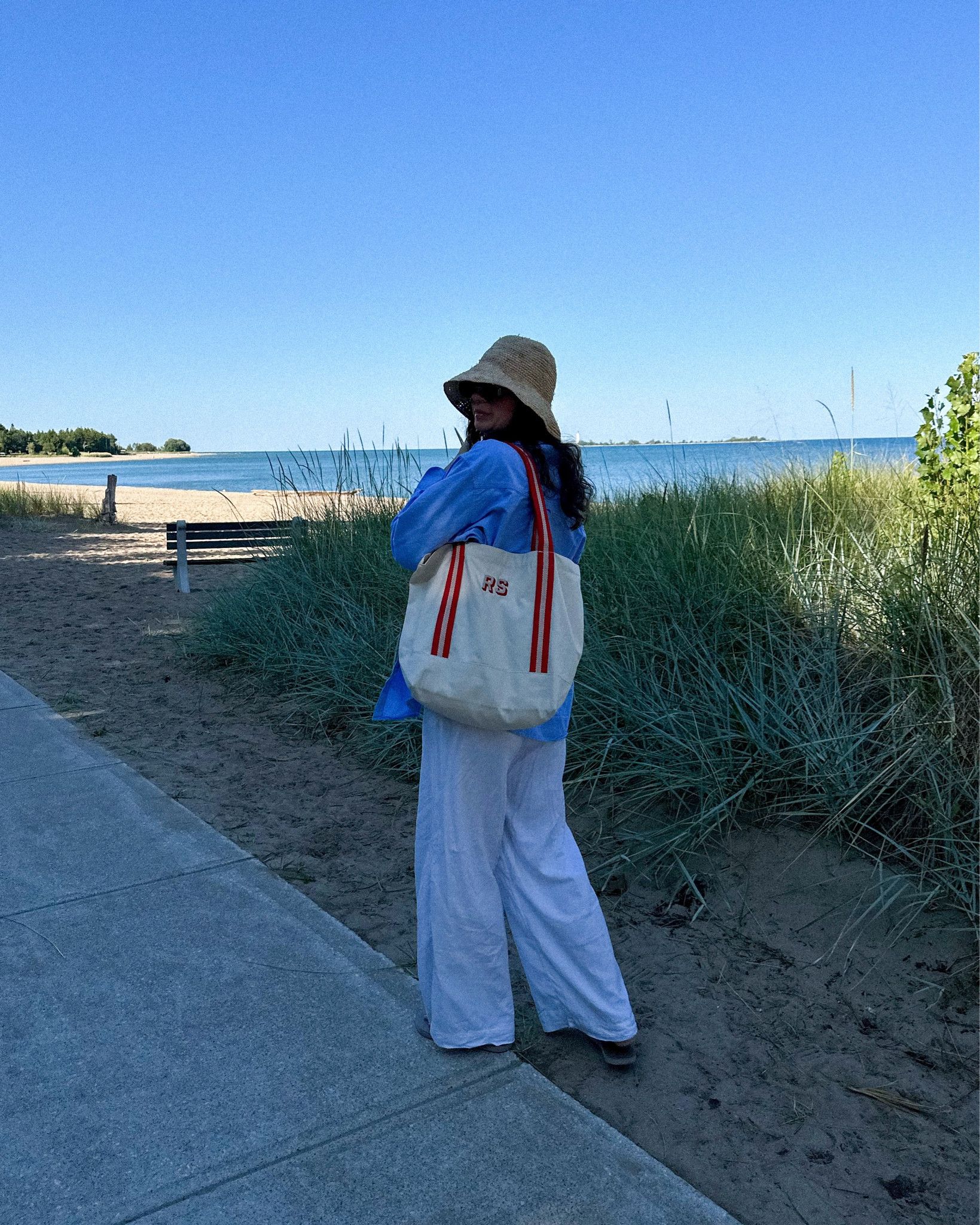 summer outfit, beach outfit, beach vacation, coastal style, coastal granny, white linen pants, custom tote, bachelorette, summer style, beach style

#LTKstyletip #LTKcanada #LTKsummer
