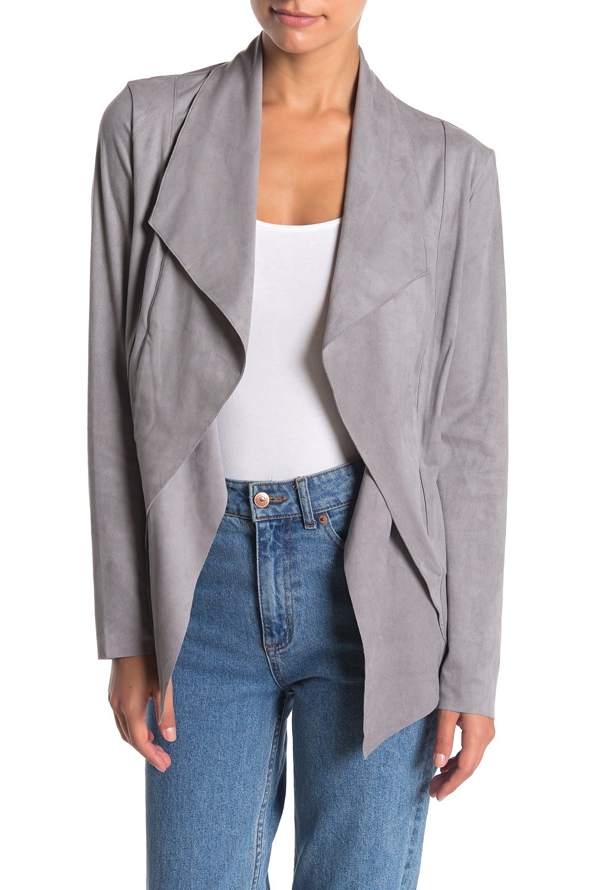 Philosophy Apparel | Draped Faux Suede Jacket | Nordstrom Rack | Nordstrom Rack