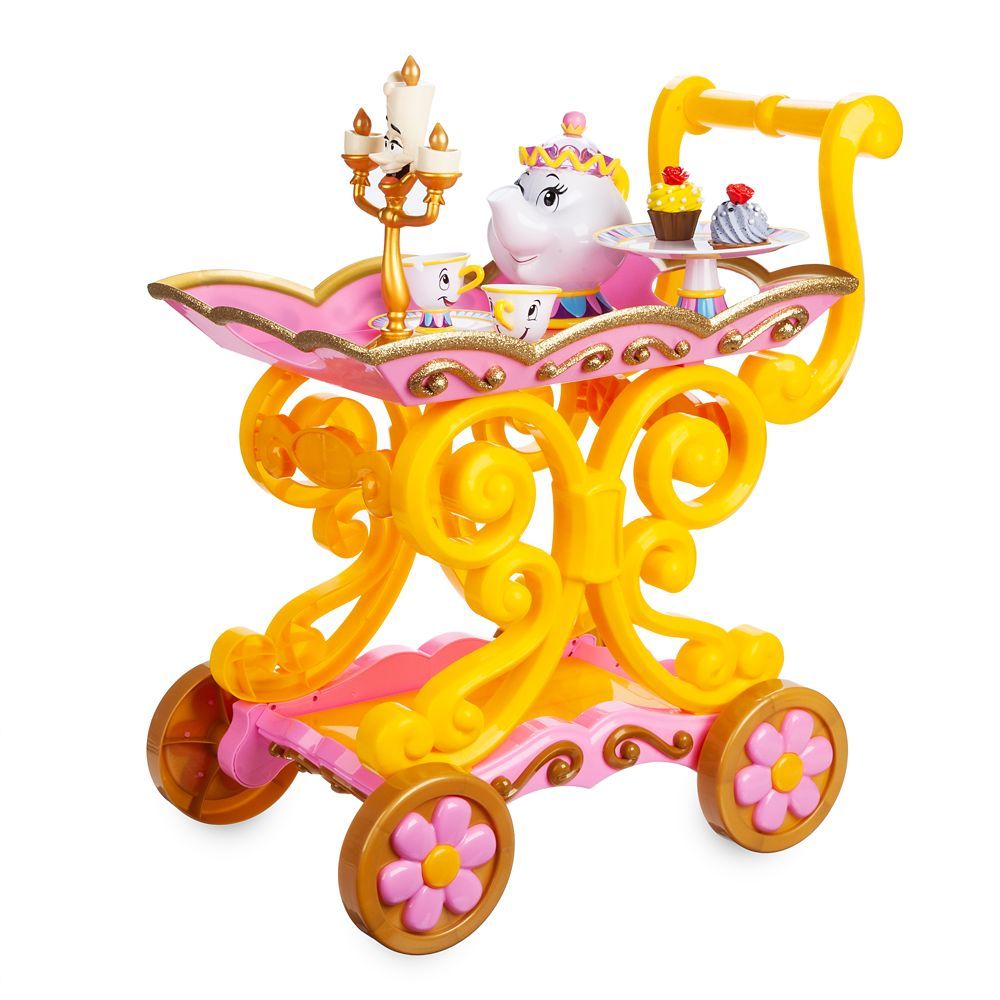 Beauty and the Beast ''Be Our Guest'' Singing Tea Cart Play Set | Disney Store