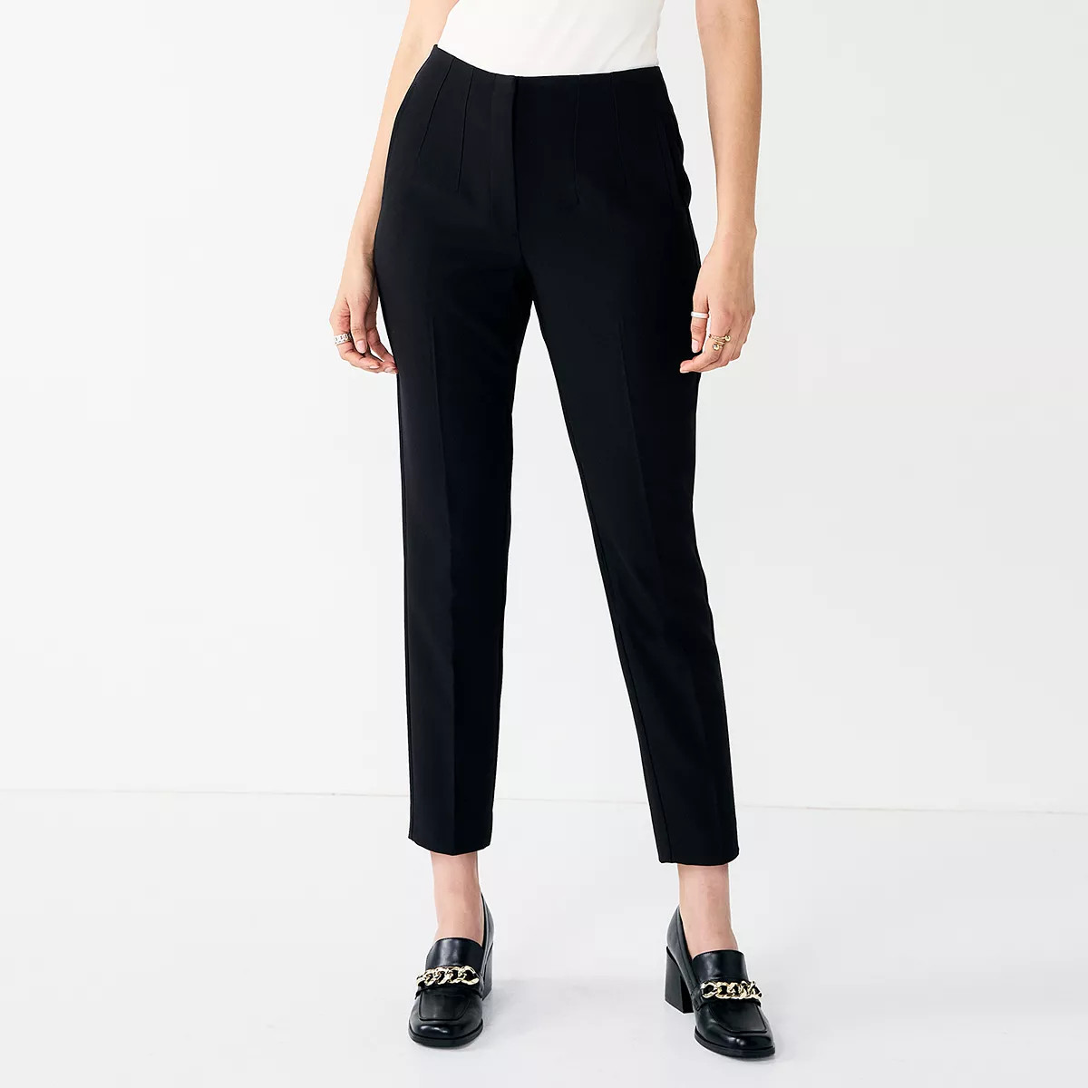 Women's Nine West High Rise Tapered Pants | Kohl's