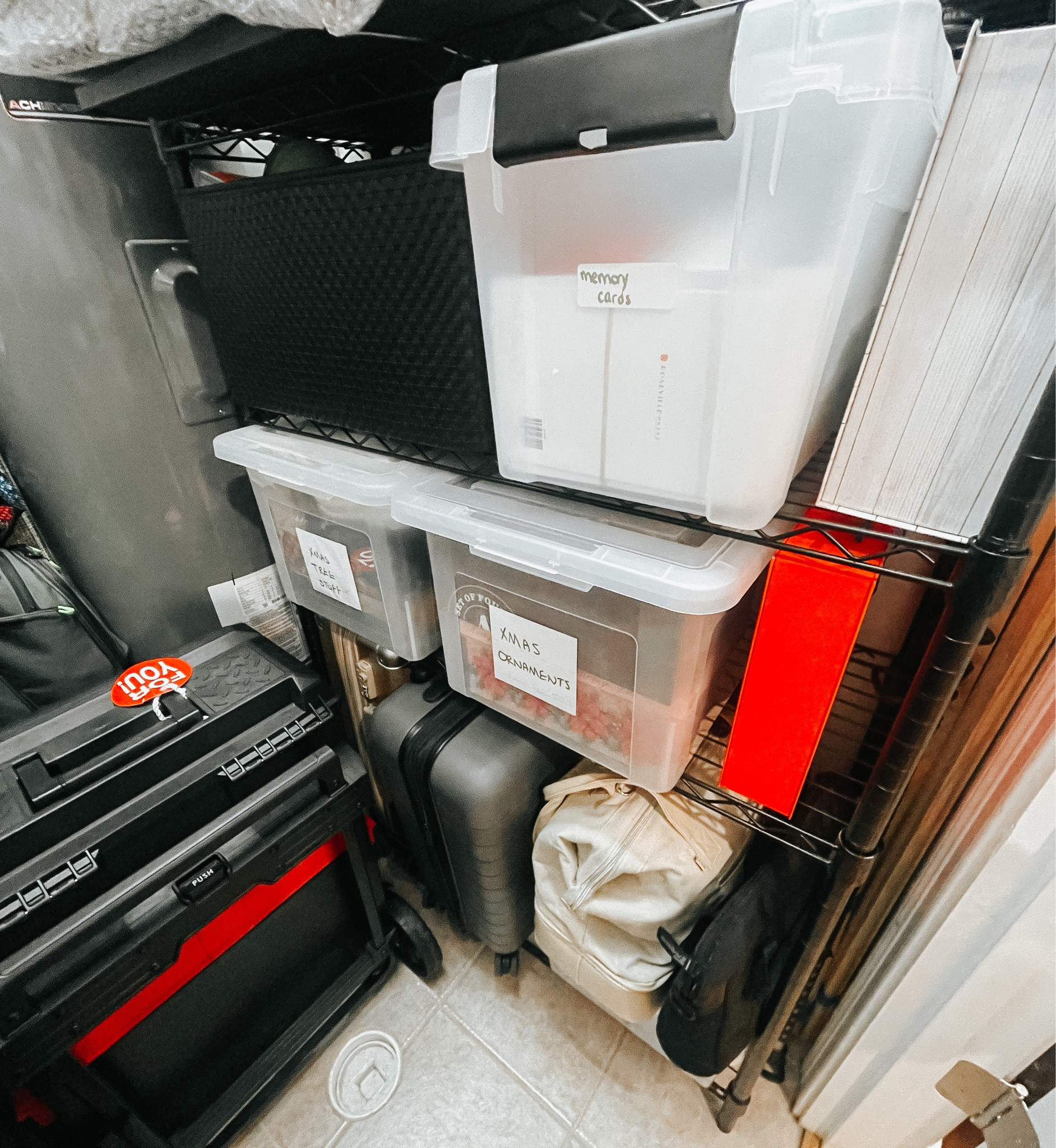 New year means time for some organization! This is our only storage in our condo so we have to make sure we maximize the space. 

Run to The Container Store :) 



#LTKhome