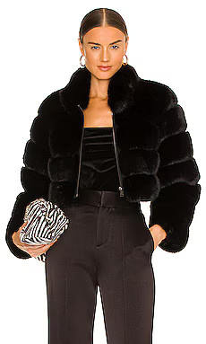 Faux Fox Fur Jacket
                    
                    Adrienne Landau | Revolve Clothing (Global)
