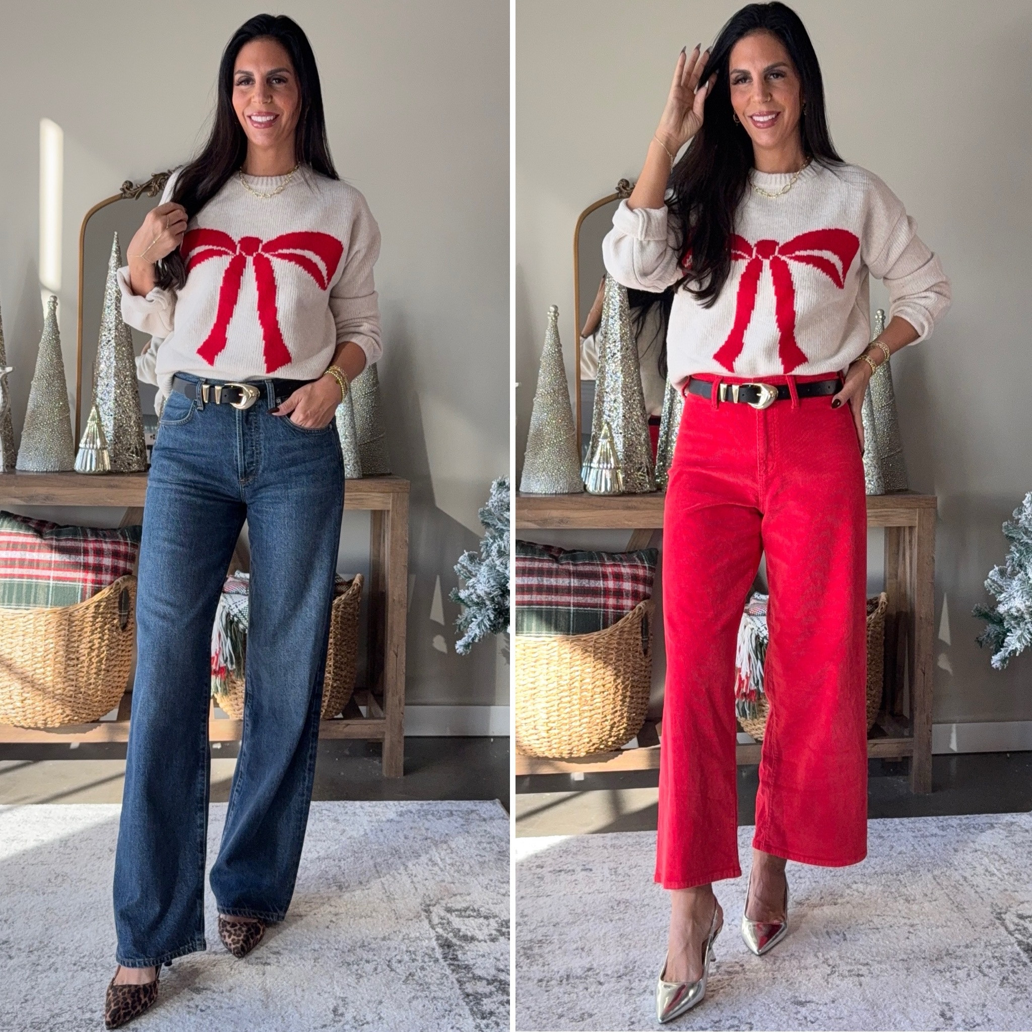 Target $25 sweaters - insanely soft and so fun this year!  Styling it for the holidays! 
Sweater - sized up to medium
Jeans- size 26 
Pants- size 4 
Bubble skirt- small 

#LTKFindsUnder50 #LTKHoliday #LTKU