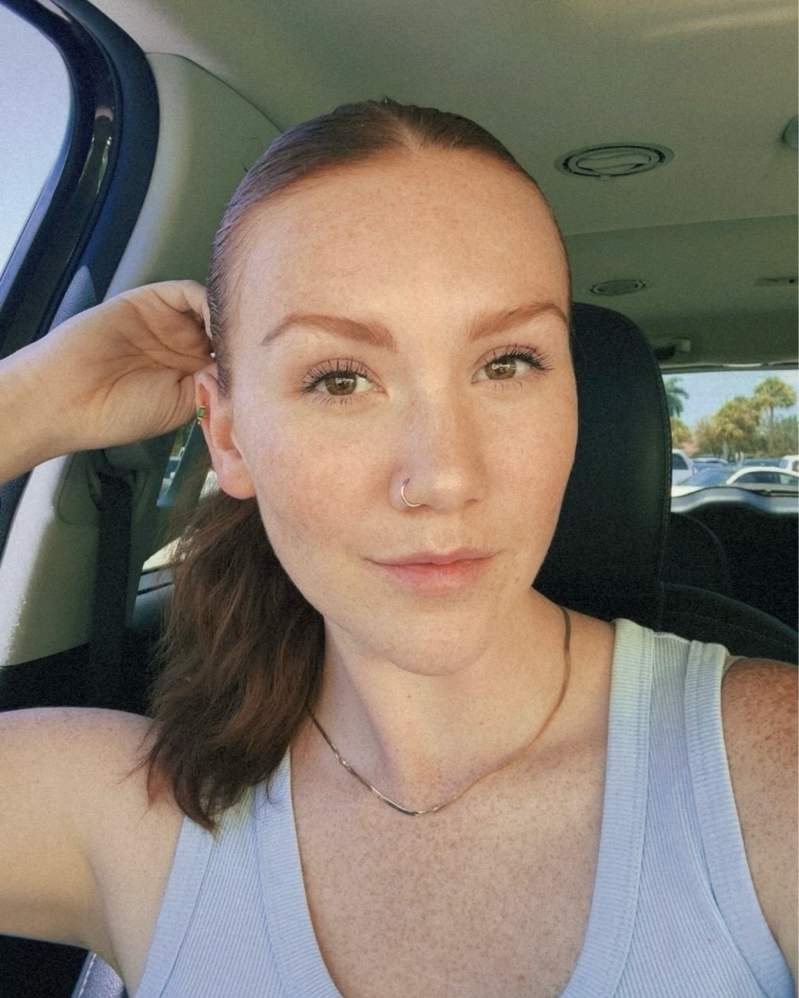 No makeup dewy makeup look. 

#LTKSeasonal #LTKbeauty