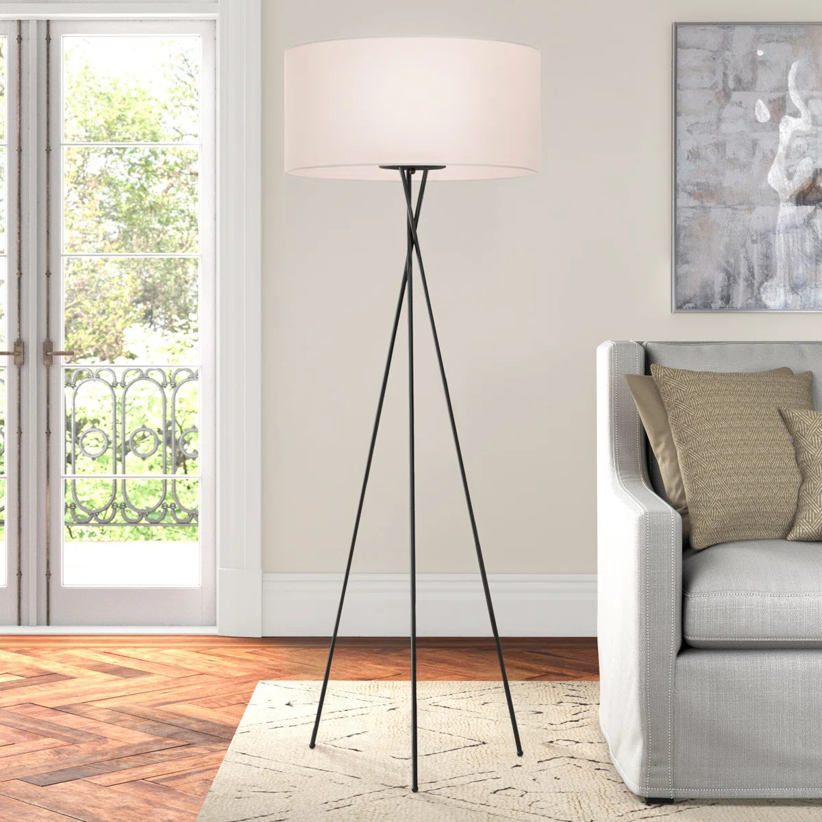 Barfield 66'' Tripod Floor Lamp | Wayfair North America