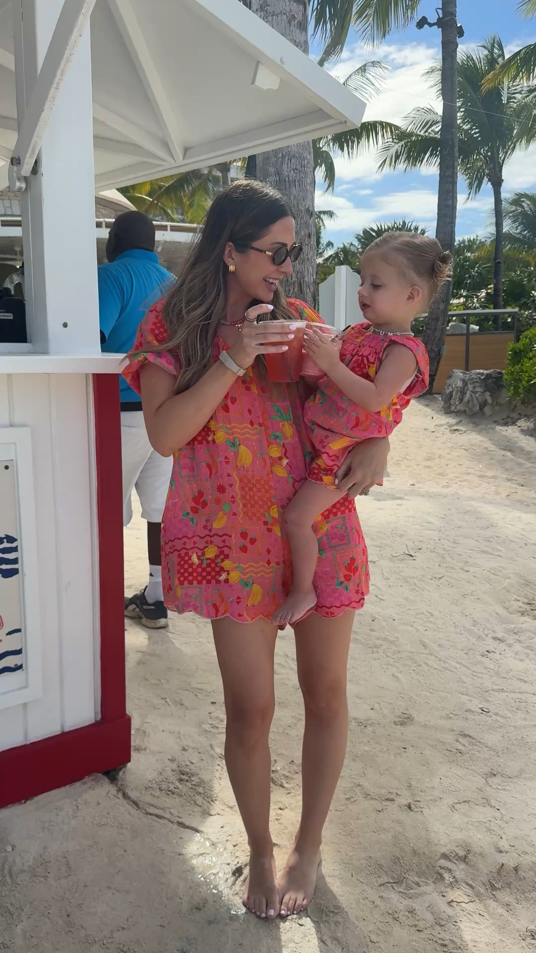 Matching sets for our tropical vacation! This romper & dress was so fun!!!  🌺🍋🌸✨ small for me! 

#LTKSwim #LTKTravel #LTKKids