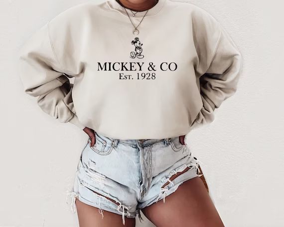 Mickey & Co Sweatshirt Disney Sweatshirt Disney Shirts  | Etsy | Etsy (US)