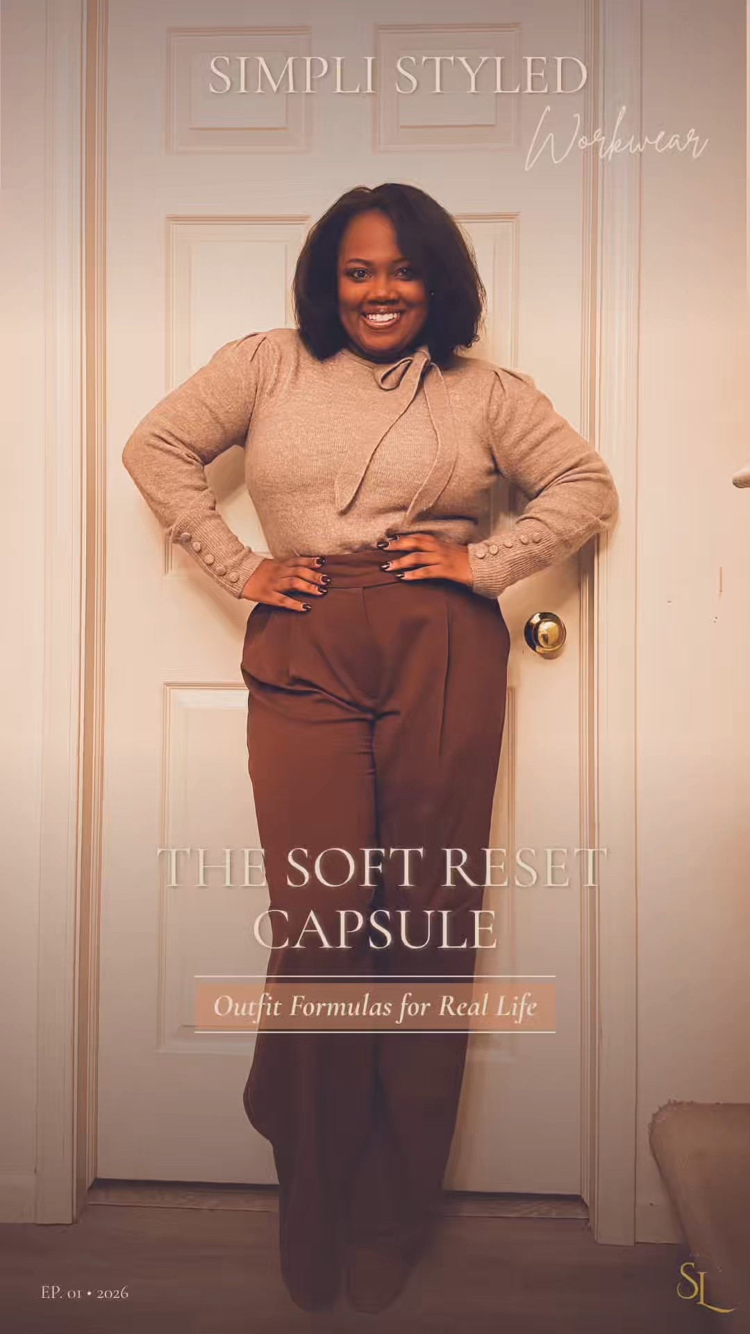 First workday vibe: keep it simple, keep it soft.

Neutral knit + wide legs + pointed shoes is always a win.

Save this for a Monday morning when you just… need clothes that behave. ✨

#SimpliStyled #WorkwearOOTD #OfficeOutfits #OutfitFormula #AffordableWorkwear #QuietLuxuryStyle #StyleForRealLife #SoftResetStyle #LuxeForLessFashion 

#LTKgrwm #LTKOver40 #LTKootd