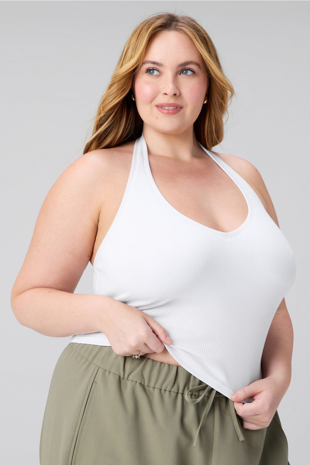 Modal Rib Built-In Bra Halter Top (103)LIMITED TIME OFFER: 80% OFF: $10.98Non-Member: $54.95New | Fabletics