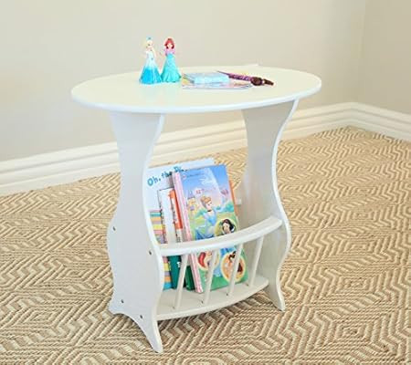 Frenchi Furniture Magazine Table Finish: White | Amazon (US)