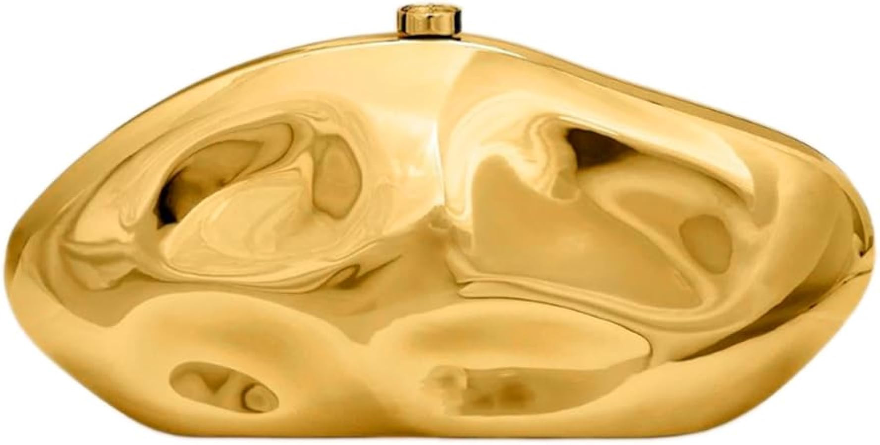 Acrylic Shell Clutch Purse for Women Metallic Evening Bag Large Designer Acrylic Handbag for Wedd... | Amazon (US)