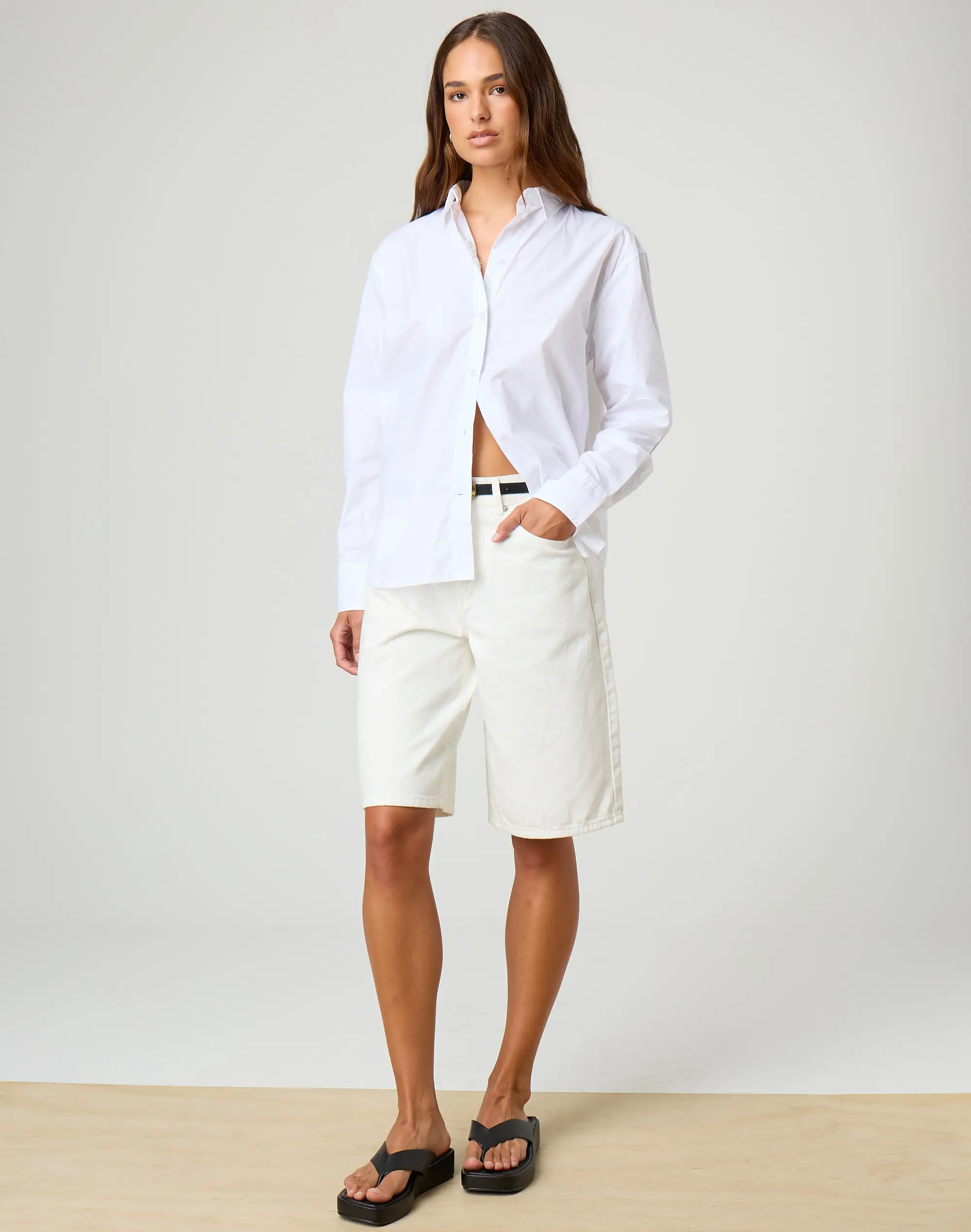 Poplin Button Up Shirt | Glassons (Australia)