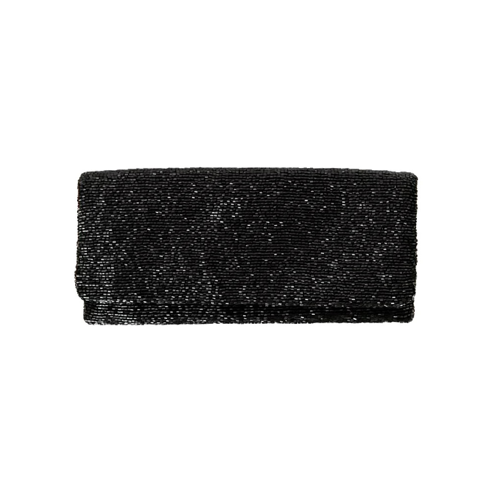 Black Beaded Clutch | Jennifer Miller Jewelry