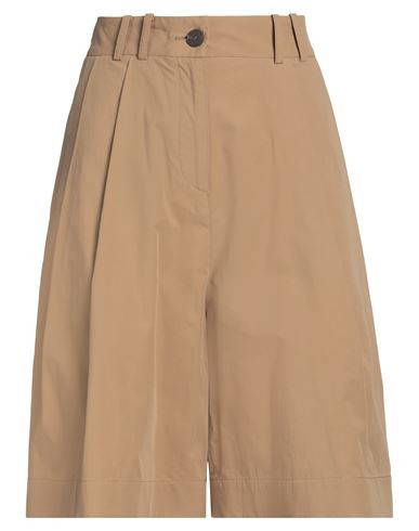 Studio Nicholson Woman Shorts & Bermuda Shorts Camel Size 8 Cotton | YOOX (US)