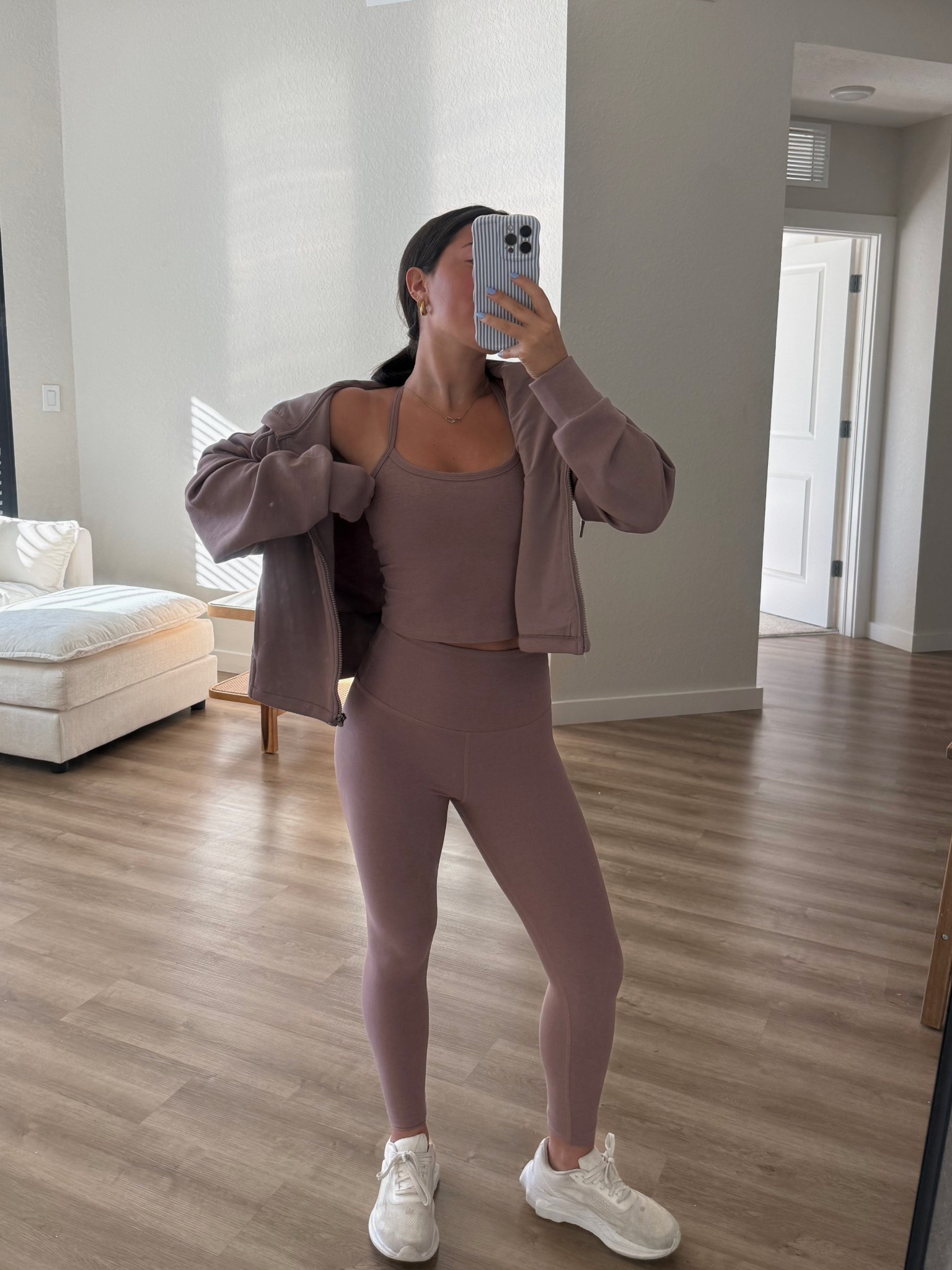 beyond yoga is my favorite, always love a matching set and this jacket is perfect!! 

#LTKActive #LTKfitnessgoals #LTKmorningroutine