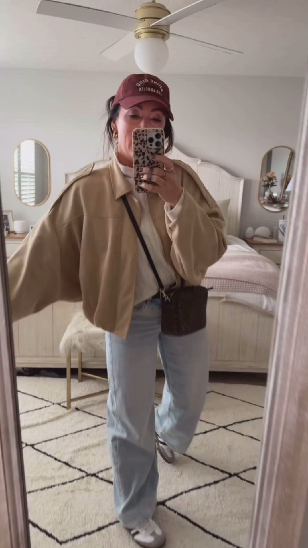 • small jacket - runs oversized 
• medium sweater 
• size 6 denim 
• size dish 1/2 size in sneakers 

#LTKootd #LTKPetite #LTKMidsize