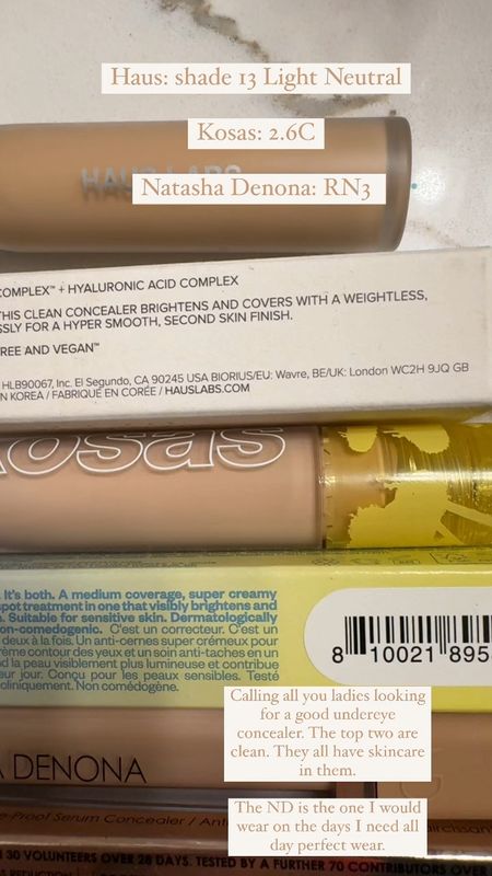 I can’t even choose between all of these concealers because they are so good!! Anti-aging and skincare in all of them! Kosas 
Haus Labs 
Beauty over 40 

#LTKxSephora #LTKover40 #LTKbeauty