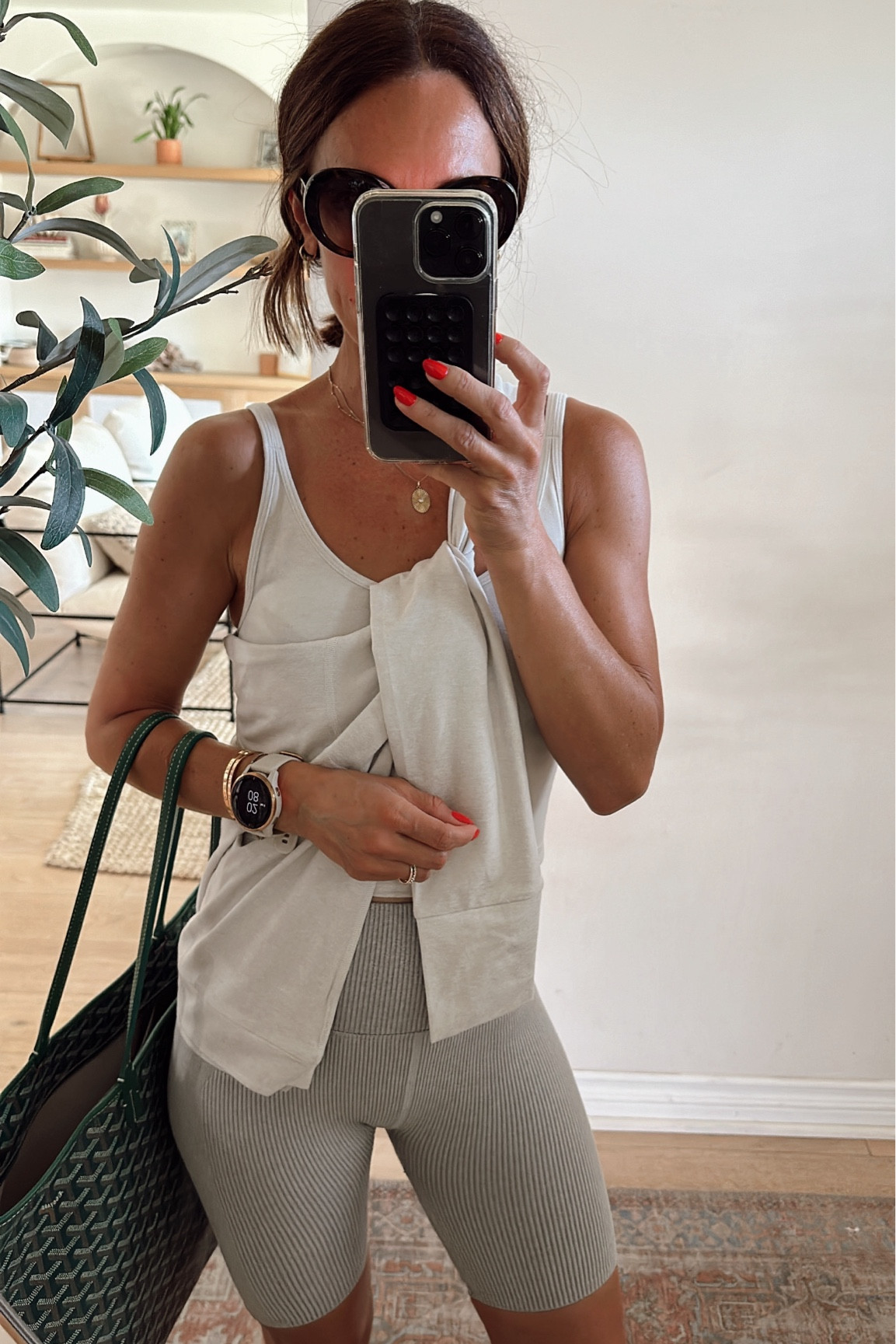 Morning walk to coffee —> casual lunch outfit 

#LTKActive #LTKOver40