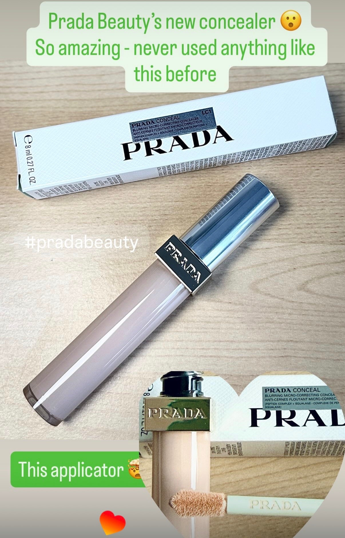 The best concealer just launched! 
#prada #pradabeauty

#LTKBeauty #LTKmorningroutine